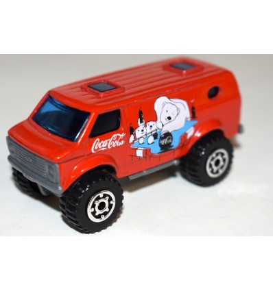 Matchbox - Chevy Van 4x4 - Coca Cola Polar Bears Van