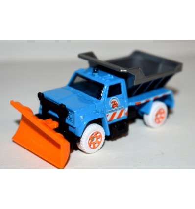 Matchbox - Chevrolet Tundra Division Snow Plow and Salt Spreader