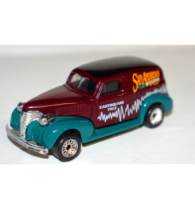 Matchbox Micro Breweries - 1939 Chevrolet San Andreas Brewing Earthquake Pale Ale Sedan Delivery