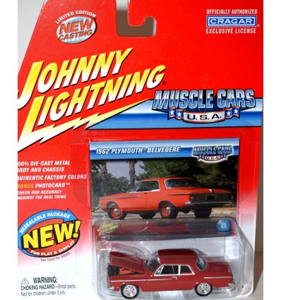 Johnny Lightning Muscle Cars USA - 1962 Plymouth Belvedere