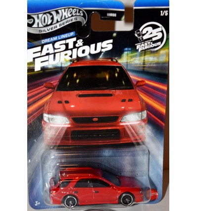 Hot Wheels Silver Series - Fast & Furious Dream Lineup - 1999 Subaru Imprezza