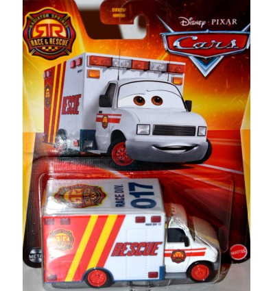 Disney CARS - Race & Rescue Series - Morgan Martin EMT Rescue Ambulance