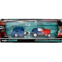Maisto - Tow & Go - 32 Ford Deuce Highboy Roadster & Travel Trailer
