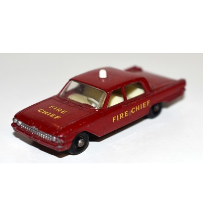 Matchbox Regular Wheels Series - Ford Fairlane Fire Chief Car