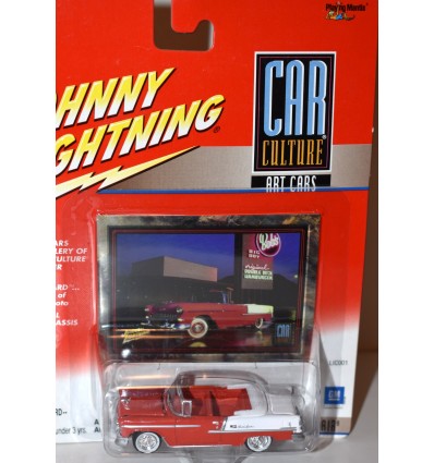 Johnny Lightning - Art Cars - 1955 Chevrolet Bel Air Convertible