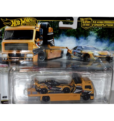 Hot Wheels Car Culture - Toyota Team Transport - 2020 Toyota GR Supra & Fleet Street Hauler