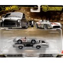 Hot Wheels Car Culture - Team Transport - Mercedes 300 SLR Race Car & Mercedes Renntransporter