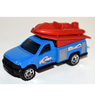 Matchbox - Ford F-250 Superduty Ocean Rescue Truck with Raft