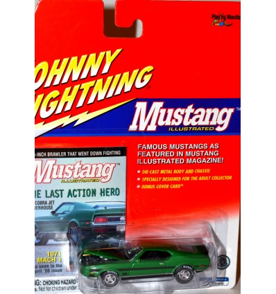 Johnny Lighting Mustang Illustrated - 1971 Ford Mustang Mach I
