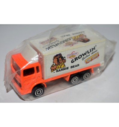 Majorette - Rare Swanson On-Pack Mail In Barnie Bear Volvo Promo Truck