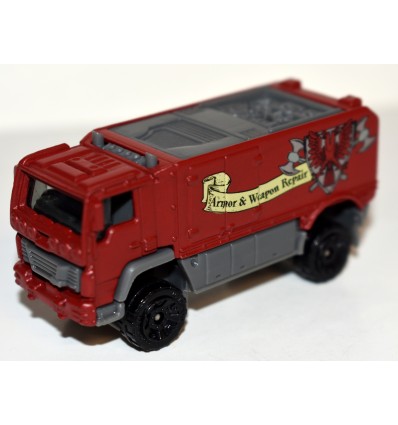 Matchbox Armor & Weapons Repair Desert Thunder V16 Offroad Truck