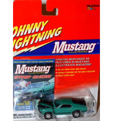 Johnny Lighting Mustang Illustrated - 1970 Ford Mustang Boss 302