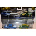 Hot Wheels Premium - Ford Racing Set - 1964 Galaxie 500 & 1967 Ford Anglia Race Car