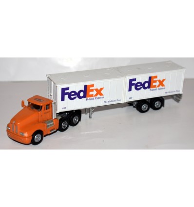 Model Power (22002) HO Scale Fedex Tractor & Trailer