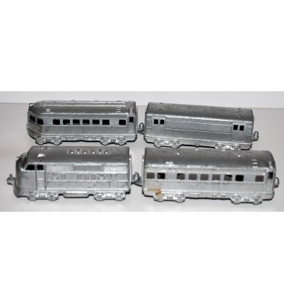 Midgetoy - F3 Diesel Train Engine with Baggage Car Passenger Car and Passenger Caboose