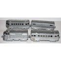 Midgetoy - F3 Diesel Train Engine with Baggage Car Passenger Car and Passenger Caboose