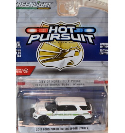 Greenlight Hot Pursuit - City of North Pole, Alaska Ford Police Interceptor Utility