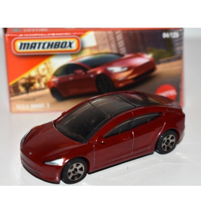Matchbox - Power Grabs - Tesla Model 3