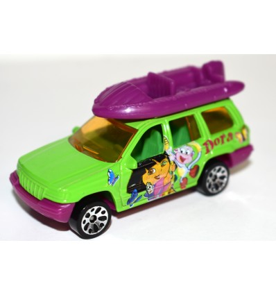 Matchbox Dora the Explorer - Jeep Grand Cherokee with Raft