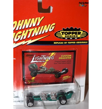 Johnny Lightning Topper Series - Custom Dragster - Dual Motor NHRA Rail Dragster