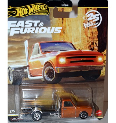 Hot Wheels Premium Fast & Furious - 1967 Chevy Custom Flatbed Truck
