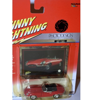Johnny Lightning - Art Cars - 1966 Jaguar E-Type Roadster