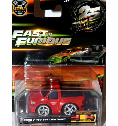 Jada Small Blocks - Fast & Furious - Brian's Racers Edge Ford F-150 Lightning Shop Truck