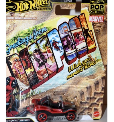 Hot Wheels Premium - Pop Culture - Marvel Deadpool Spider-Mobile Dead Buggy
