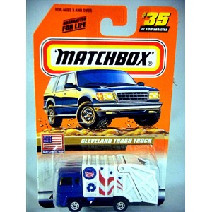 Matchbox 2000 Millennium Logo Chase Series - Cleveland Trash Truck