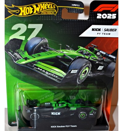 Hot Wheels Formula 1 - 2025 Series - KICK Sauber #27 F1 Team