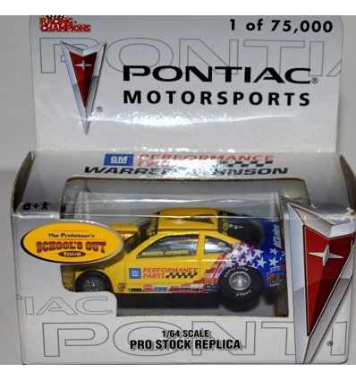Racing Champions - Pontiac Motorsports Promo - Warren Johnson's School's Out NHRA PRo Stock Pontiac Grand Am