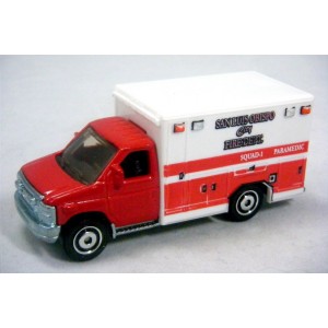 Matchbox - Ford E350 San Luis Obispo Fire Dept Paramedic Ambulance