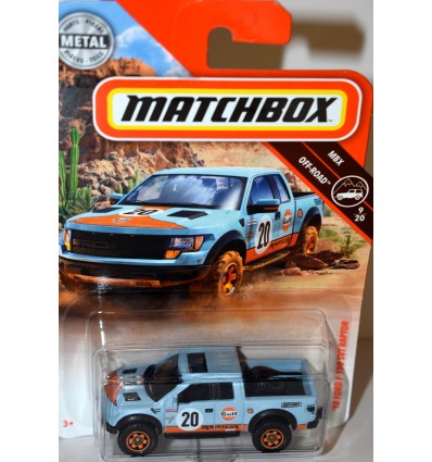 Matchbox - Gulf Racing Ford F-150 SVT Raptor Pickup Truck