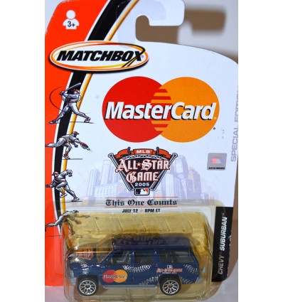 Matchbox - 2005 MLB All Star Game Promo - Mastercard Chevrolet Suburban