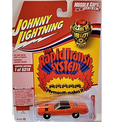 Johnny Lightning Muscle Cars USA - Class of 1971 - Plymouth GTX 440-6