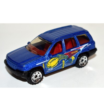 Matchbox Jeep Grand Cherokee Football Tailgate SUV