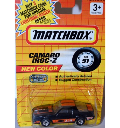 Matchbox - Chevrolet Camaro IROC Z/28