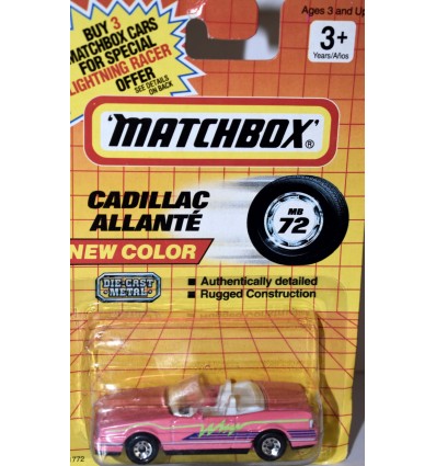 Matchbox Cadillac Allante Convertible