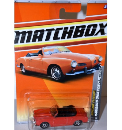 Matchbox Volkswagen Karmann Ghia Convertible