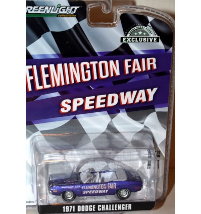 Greenlight Hobby Exclusives - Flemington Speedway Promo - 1971 Dodge Challenger Convertible