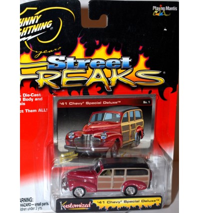 Johnny Lightning Kustomized 1941 Chevrolet Special Deluxe Woody Wagon