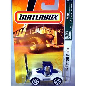 Matchbox Tractor Snow Plow