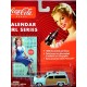 Johnny Lighting Coca-Cola Calendar Girls - 1950 Mercury Woody Station Wagon