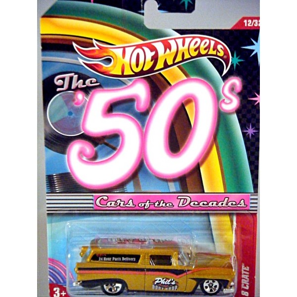 Hot Wheels Cars of the Decades - 8 Crate - 1955 Ford Station Wagon