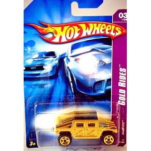 Hot Wheels Gold Rides - HumVee - Hummer 