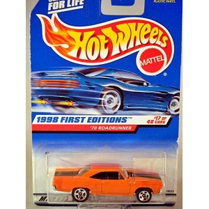 Hot Wheels 1998 First Editions 1970 Plymouth Road Runner