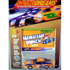 Johnny Lightning Racing Dreams - 1997 Pontiac Grand Prix Hawaiian Punch NASCAR Stock Car