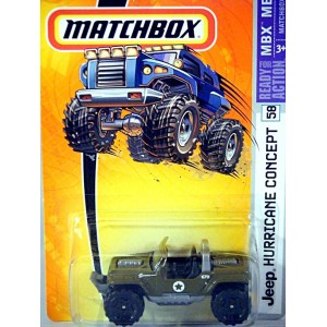 Matchbox - Jeep Hurricane Military Jeep