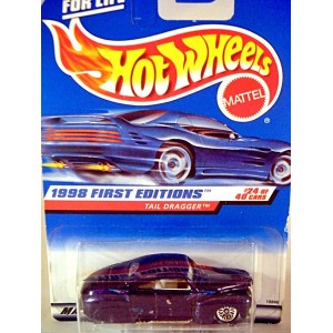 Hot Wheels - 1998 First Editions Tail Draggers - Ford Coupe Led Sled
