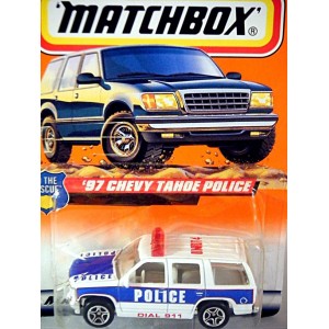 Matchbox - Chevrolet Tahoe Police Pursuit Truck